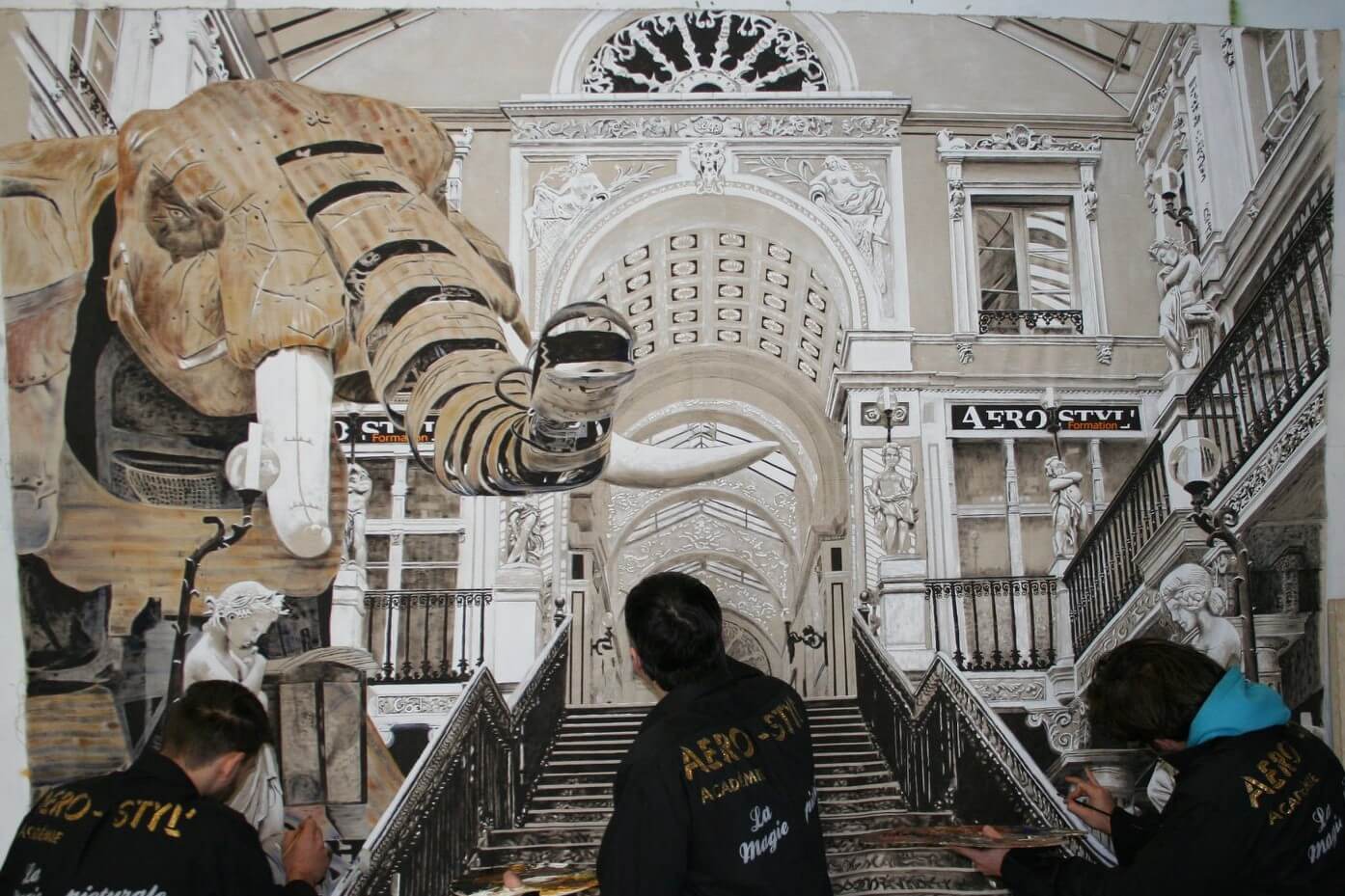 AERO STYL Centre De Formation Aerographie Paris Fin Fresque